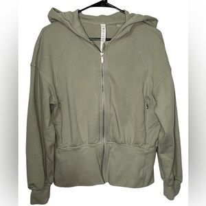 Lululemon Full zip hoodie  | green | Size: 8